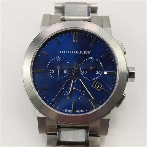 burberry check stamped chronograph watch|burberry watches official website.